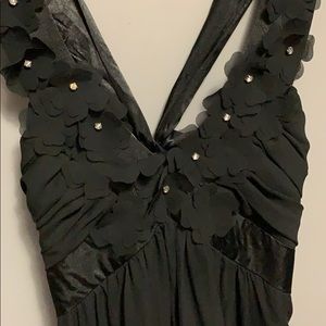 Black maxi dress